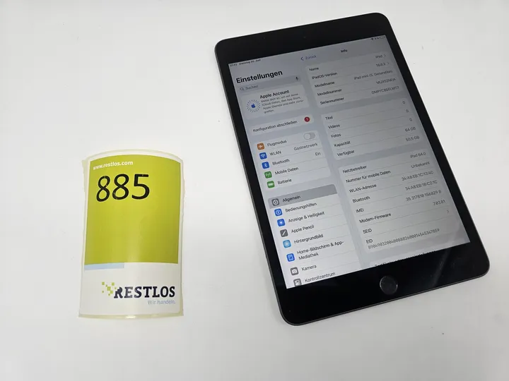 iPad Mini 5 64GB + Simkartenslot